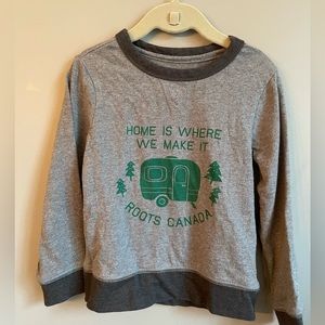 ROOTS kids sweatshirt pullover Sz 3T